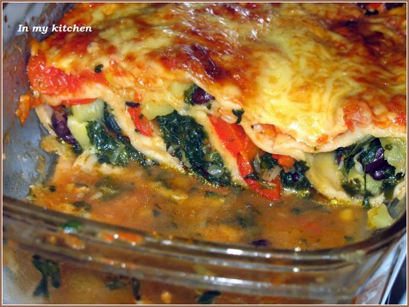 Enchilada wegetariańska z warzywami