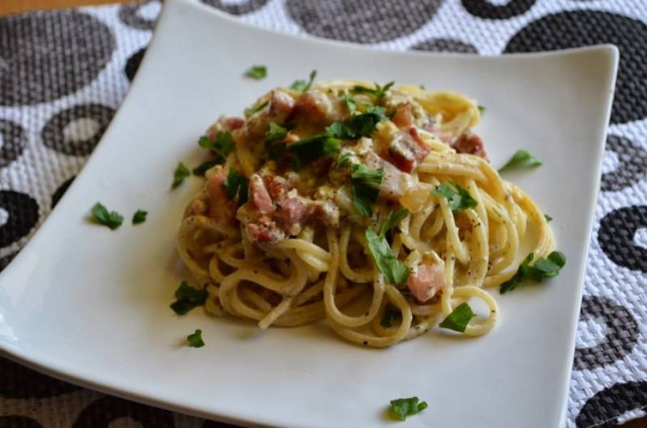 Spaghetti carbonara 2