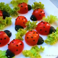 Biedronki z Pomidorków Koktajlowych (Dla dzieci)