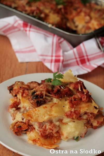 Lasagne z mięsem / Lazania