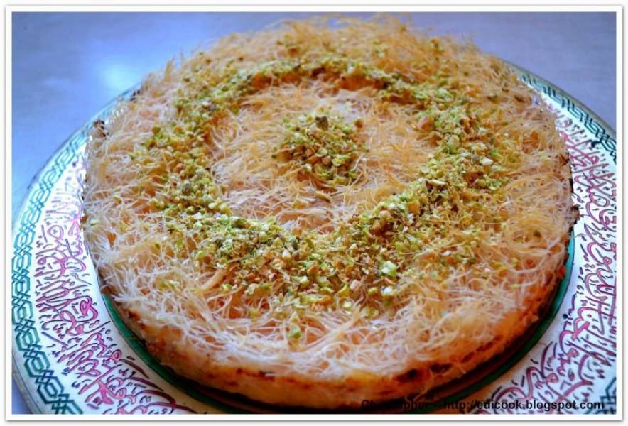 Kunafa z serem ricotta - turecki serniczek.