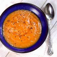 Zupa marchewkowa z morelami