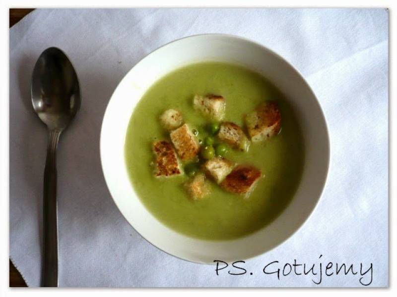 Zupa-krem z zielonego groszku