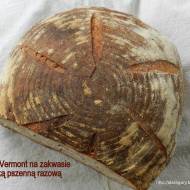 Chleb z Vermont na zakwasie z mąką pszenną razową  Hamelman'a
