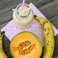 Smoothie melon z bananem: Kwietniowe wyzwanie blogerek i blogerek