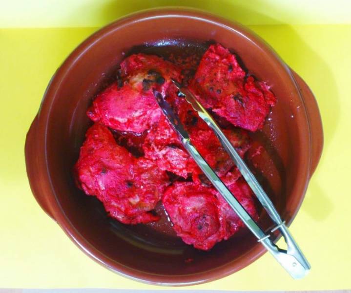 Kurczak tandoori.