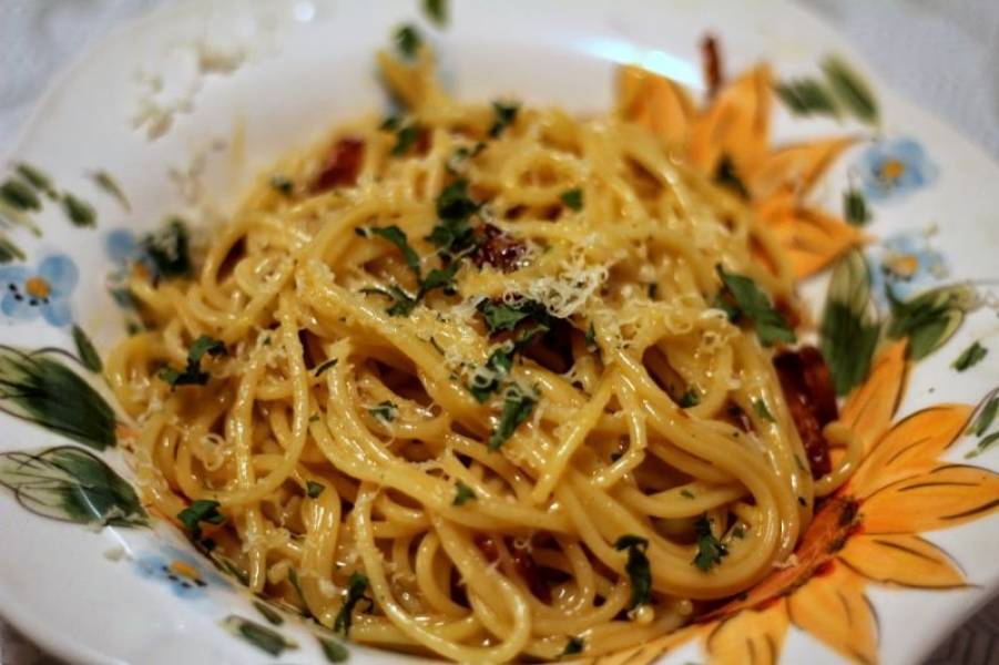 Spaghetti Carbonara.