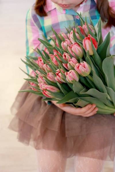 Bukiet tulipanów, garść inspiracji i słów kilka o świętach.