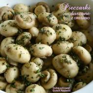 Pieczarki duszone z oregano