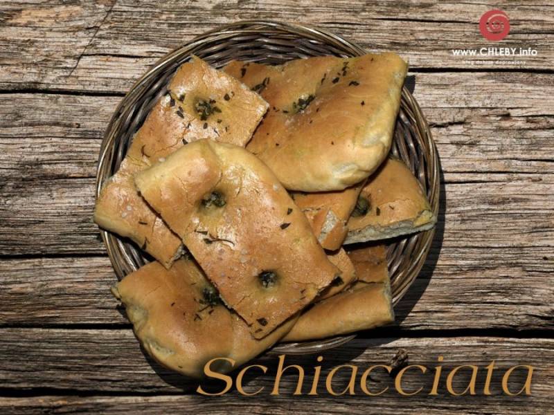 Schiacciata, czyli płaski chleb toskański