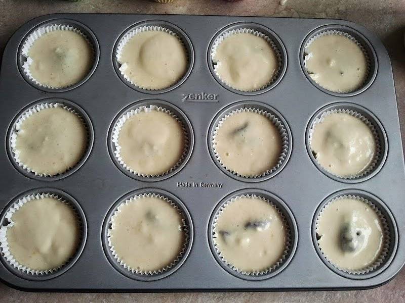Muffiny z czekoladową niespodzianką
