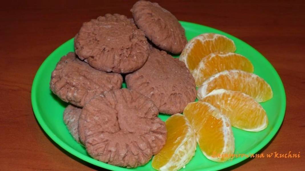 Ciasteczka pomarańczowo-czekoladowe