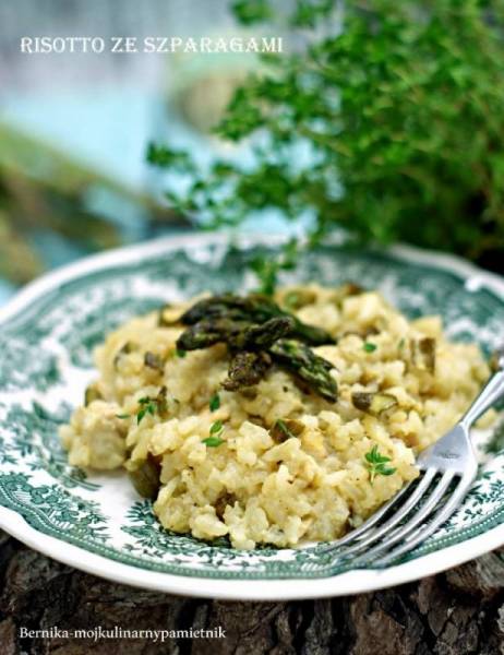 Risotto z kurczakiem i szparagami