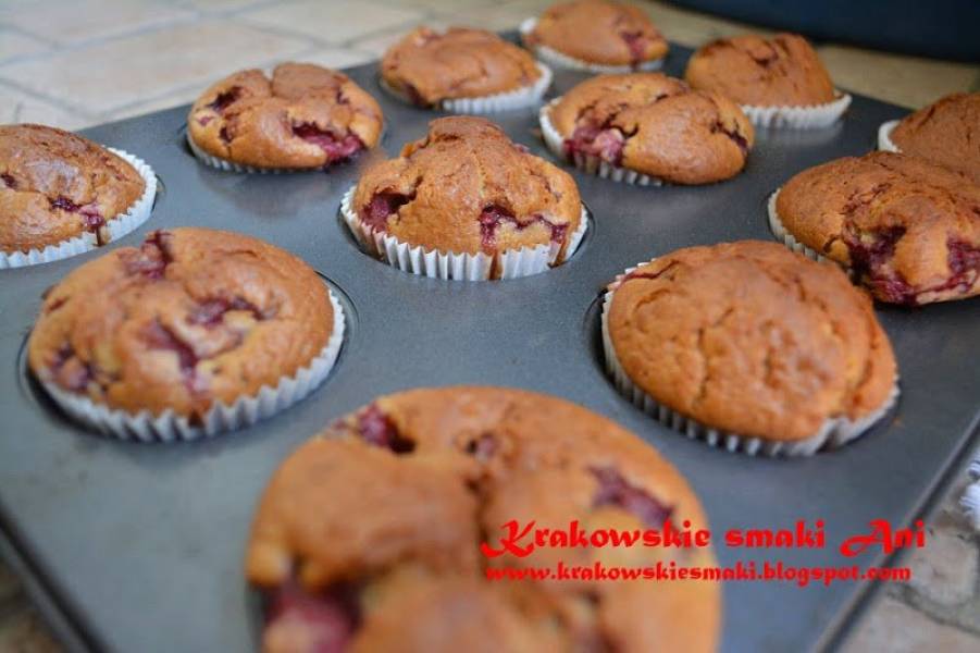 Muffiny truskawkowe