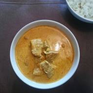 Wieprzowina curry z marynowanym czosnkiem