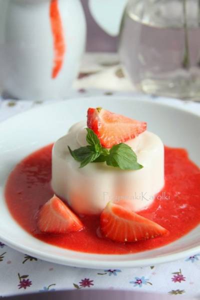 Migdałowa panna cotta na Dzień Ojca