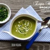 Zupa krem z brokuła na mleku kokosowym z zieloną pasta curry