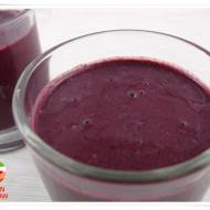Oczyszczające smoothie jagodowo - grejfrutowe