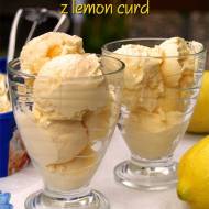 Najprostsze lody cytrynowe z lemon curd - bez maszyny