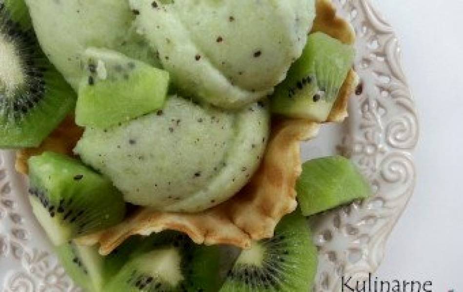Lody kiwi (jogurtowe)