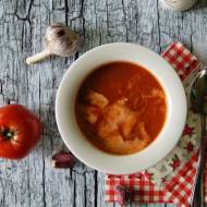 Zupa pomidorowa z mleczkiem kokosowym i kaszą jaglaną/quinoa