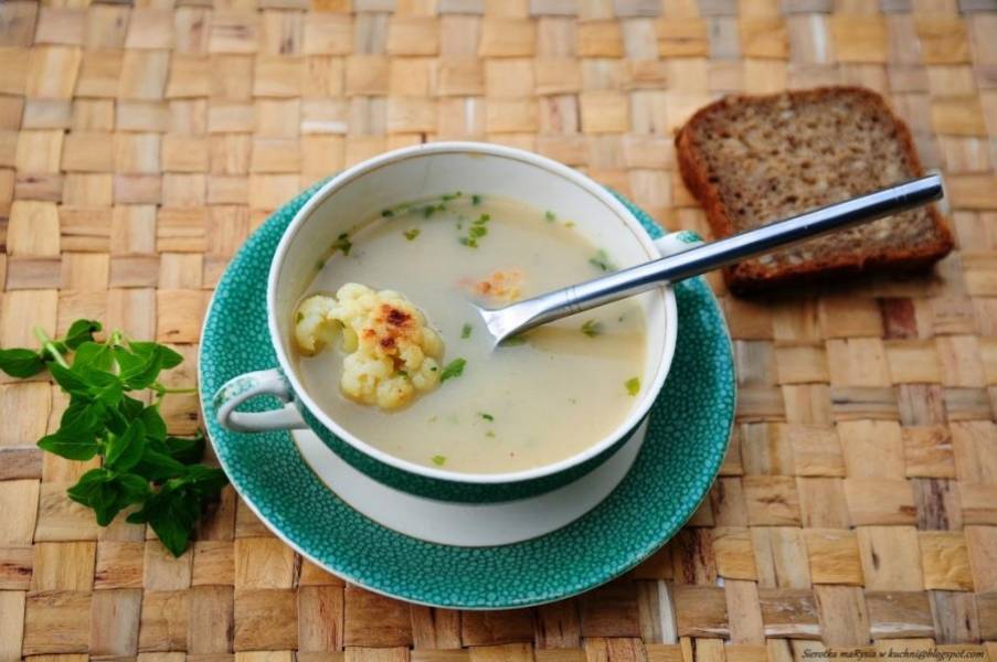 Zupa krem z pieczonego kalafiora