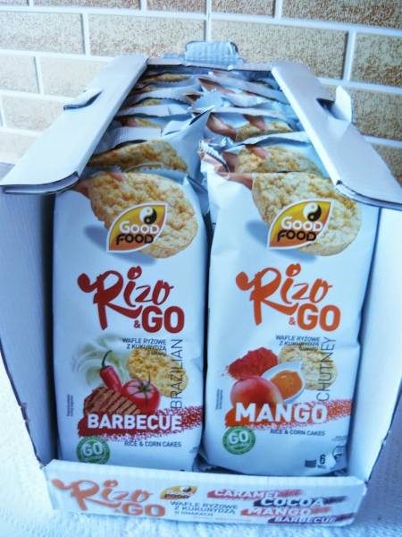 GoodFood  Testowanie nowych smaków wafelków ryżowych o smaku mango i barbecue.
