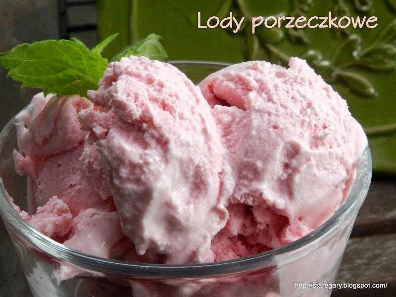 Lody porzeczkowe