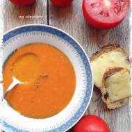 Pomidorowa zupa z pomaranczowa nuta i grzankami serowymi czyli Zupowy Wtorek odc.48