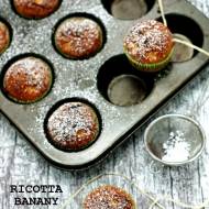 Muffinki bananowe z ricottą