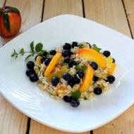 Risotto z owocami