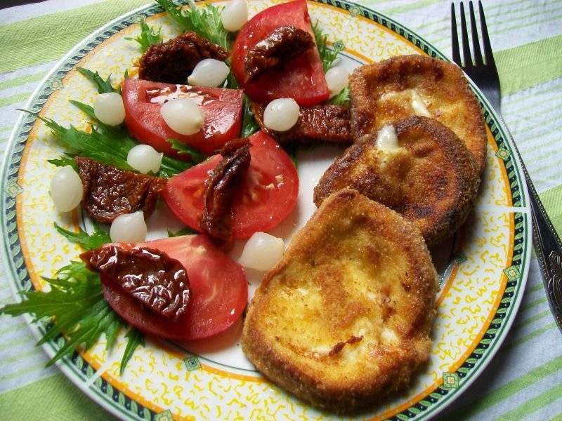 Smażona panierowana mozzarella