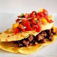 Meksykańskie tacos con carne