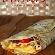 Burrito w kukurydzianej tortilli