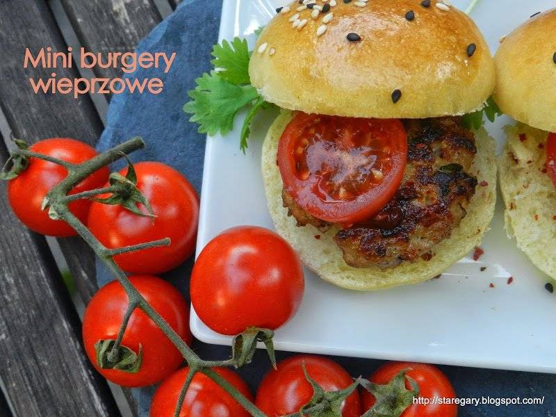 Mini burgery wieprzowe