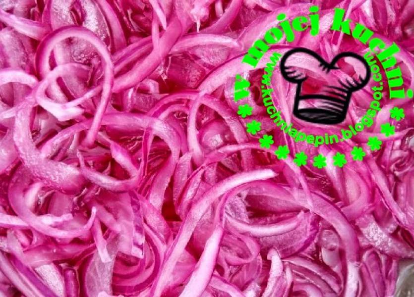 marinated red onion----Marynowane Cebula czerwona