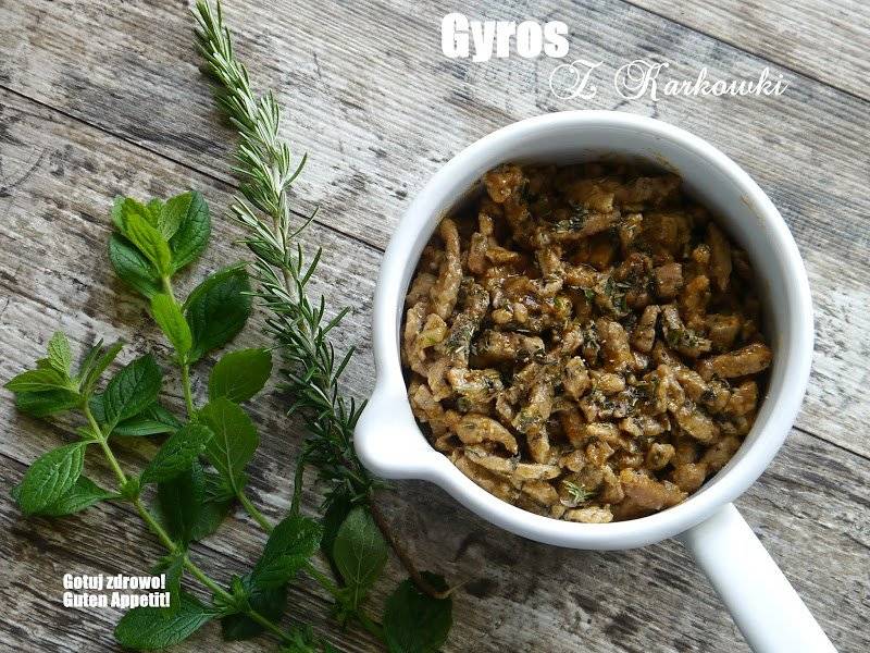Gyros z karkowki i przepis na orginalne tzatziki z Krety