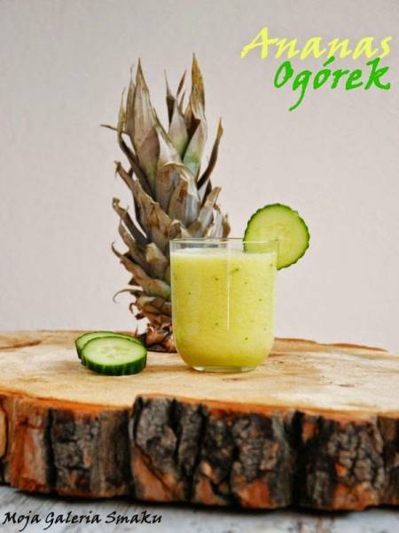 Smoothie ananasowo-ogórkowe