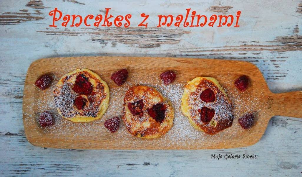 Pancakes z malinami