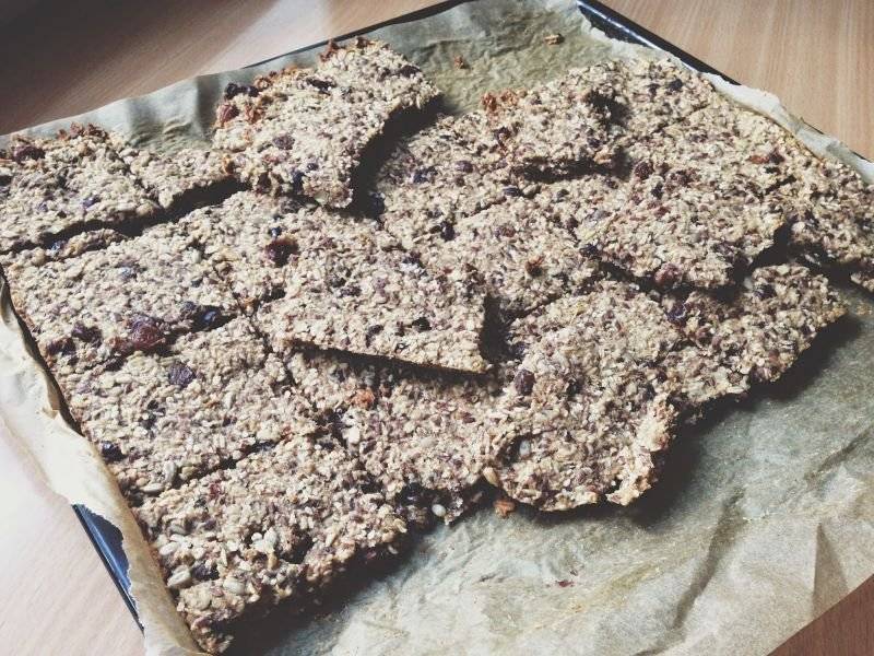 Peanut butter granola bars- welcome to PARADISE