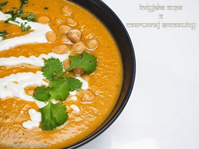 Indyjska zupa z czerwonej soczewicy