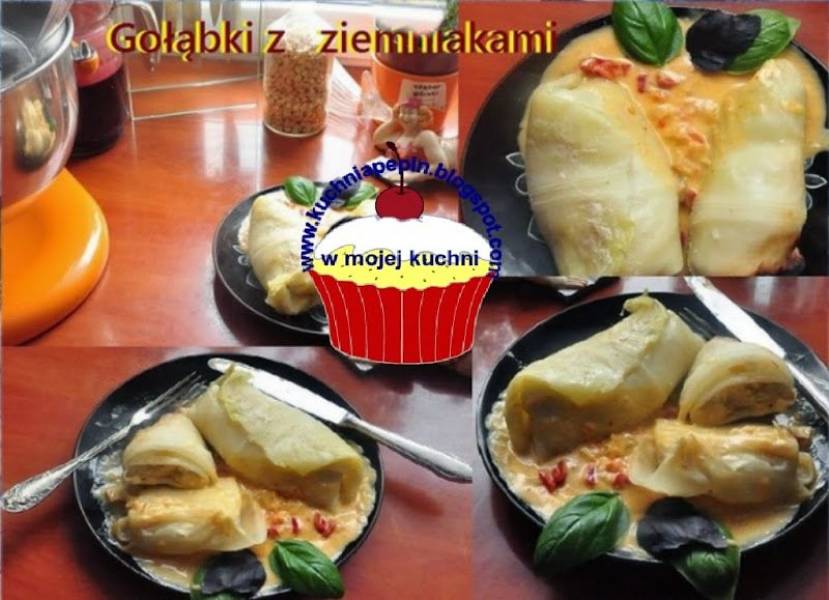 GOLABKI Z ZIEMNIAKAMI--Cavolo farcito con patate