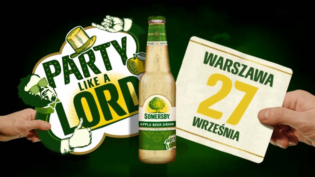 Zaproszenie na Party Like a Lord od Somersby