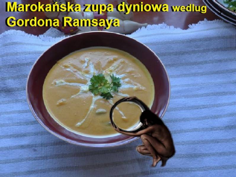 zupa dyniowa Gordona Ramsaya-- zuppa di zucca di Gordon Ramsay