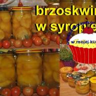 BRZOSKWINIE W SYROPIE--Pesche sciroppate