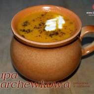 Zupa marchewkowa z imbirem