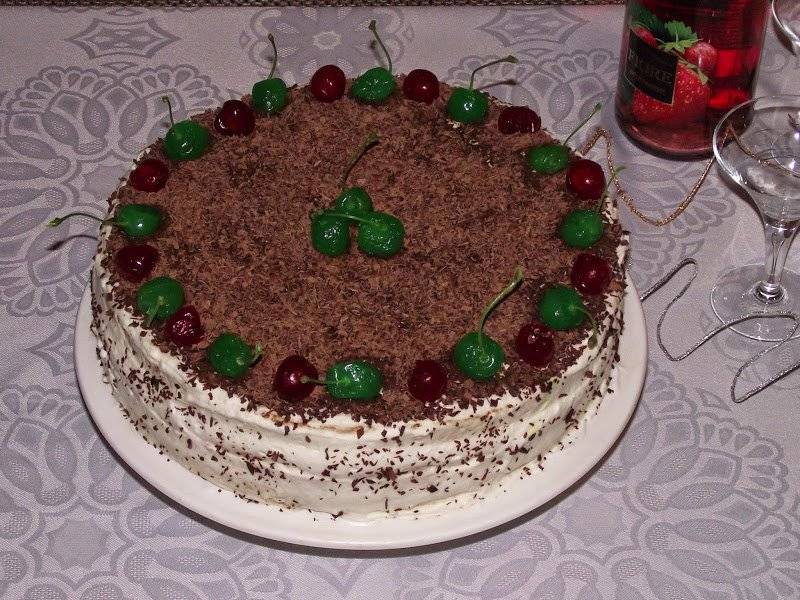 Słodkie środy - Tort brzoskwiniowy z mascarpone i czekoladą