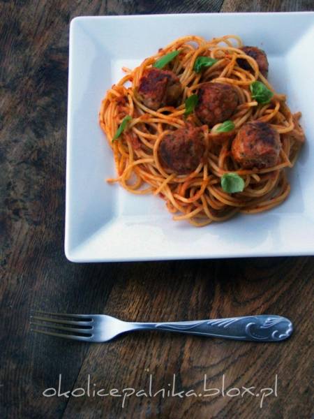 Spaghetti  meatballs - spaghetti z klopsikami