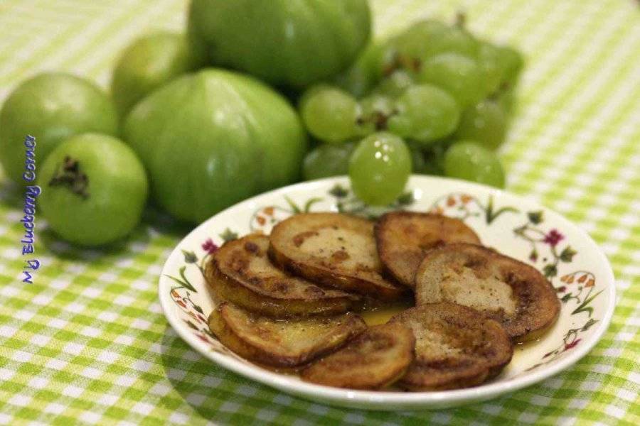 Smażone zielone pomidory (Pomodori Verdi Fritti)