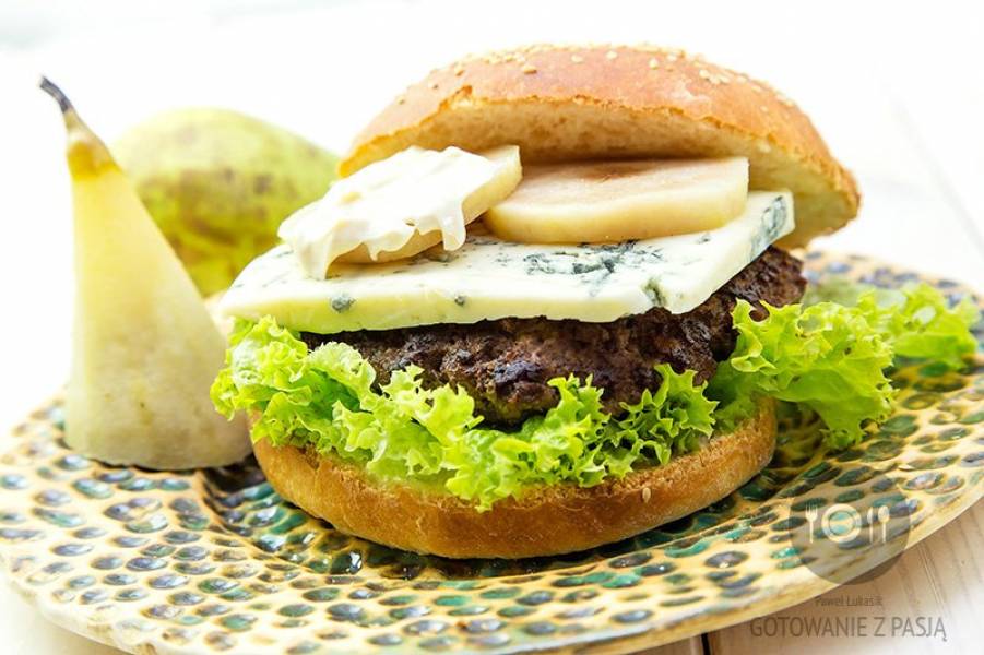 Roquefort-burger